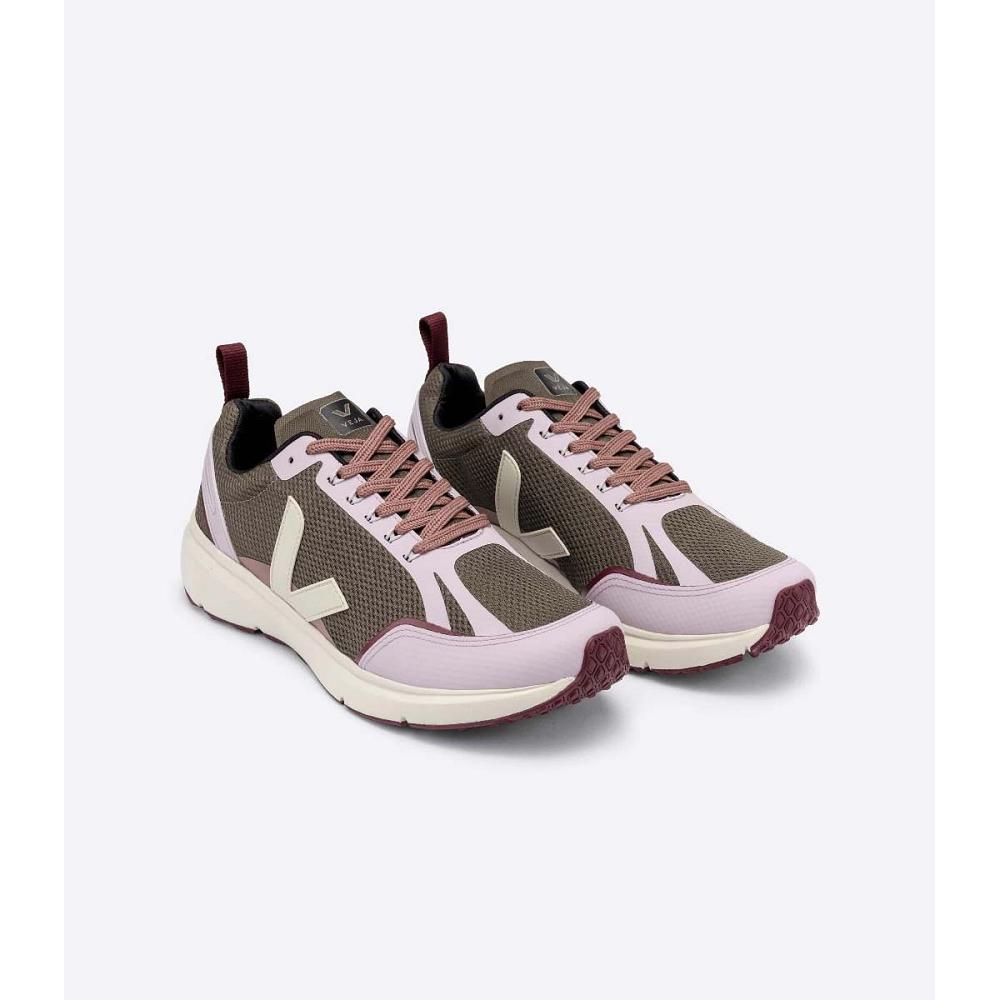 Khaki/Pink Women's Veja CONDOR 2 ALVEOMESH Shoes | AU 492GSO